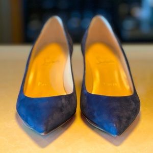 Christian Louboutin  Wedge 36 1/2. Like new!